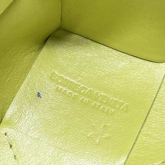 BOTTEGA VENETA Small Cassette Crossbody/Maxi Intrecciato - Yellow Leather - Picture 8 of 16